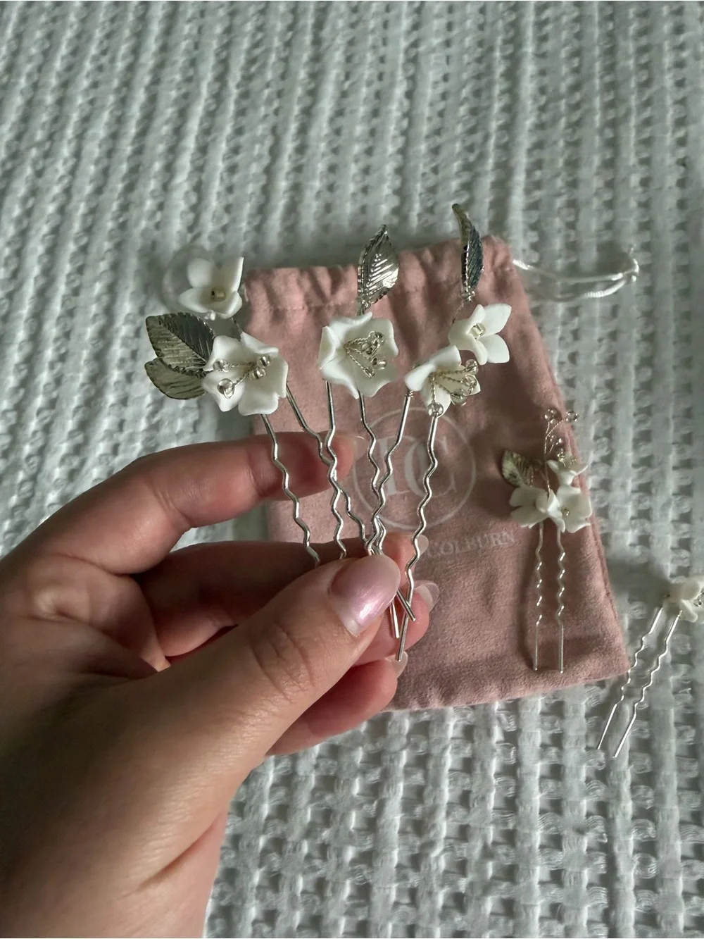 Dareth Colburn Floral Bridal Sara Hairpins